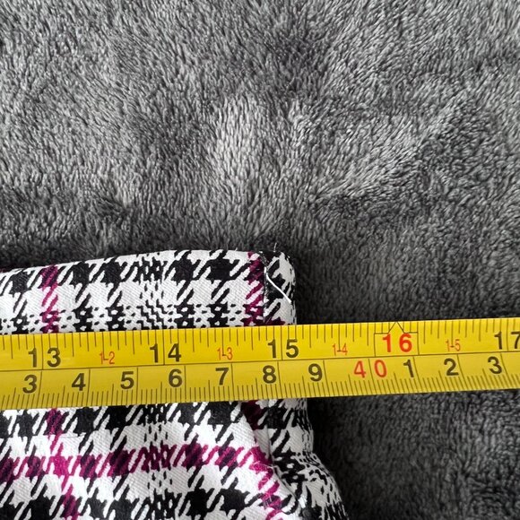 Michael Kors Point Pant W/ Elastic Waste Band in Plaid Size Large - Picture 3 of 5
